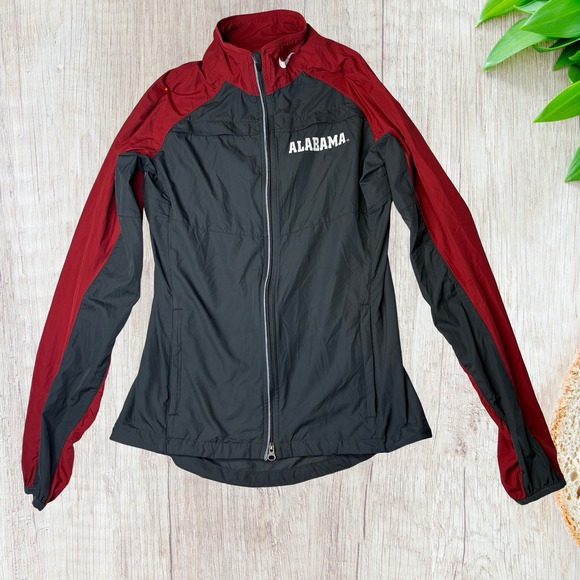 Nike Alabama Crimson Tide Windbreaker Jacket XS Full Zip Womens - Picture 1 of 10